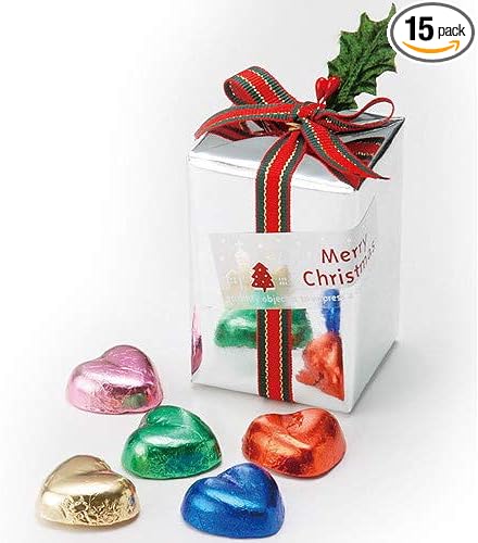 Amazon クリスマス お菓子 プチギフト アニバーサリーx Masクリスマス チョコレート 業務用 景品 大量 お店 ホテル イベント ウェルカムギフト 子ども Dcf2107 15個セット Asumiウェディング チョコレート菓子 通販