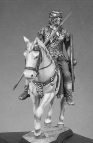 Tin Figures Historical Ancient Rome Cavalryman ON Horse 125 Years BC 1/32 AR1