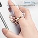 Finger Ring Stand Grip,2 Pack Luxury Glitter Diamond Universal Metal Kickstand for iPhone 16/15/14/13 Pro Max, Galaxy S24/S23/S22 Ultra, Finger Ring Grip Holder for All Smartphone, Pink/Bowknot