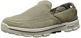 Skechers Performance Men's Go Walk 3 Unwind Slip-On Walking Shoe, Khaki, 10 M US