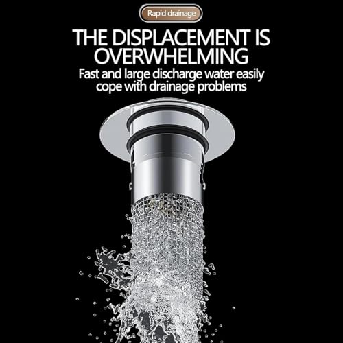 Upgraded Kitchen Sink Plug Strainer, Shower Drain Hair Catchers, Stainless Steel Sink Filter,Bathroom Sink Stopper, Hair Catcher, For Kitchen Sink,Bathroom,Bathtub,Wash Basin,External Diameter 6cm (A)