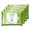 Simple Kind to Skin Cleansing Wipes Gentle and Effective Makeup Remover Exfoliating Free from color and dye, artificial…