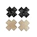 LUOEM 10 Pairs Disposable Petals Pasties Breast Nipple Cover Stickers Invisible Cover(Random Style))