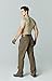 CQR CQ-TLP105-KHK_32W/32L Men's Tactical Pants Lightweight EDC Assault Cargo TLP105