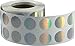 Holographic Silver Color Coding Labels Round Circle Dots 1/2 Inch 1,000 Total Adhesive Stickers