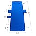 VOCOOL Chaise Lounge Cover Pool Chair Cover Soft and Quick Dry Beach Chair Towel Cover with Pocket for Sun Lounger Pool Sunbathing Garden Beach Hotel, No Slide, Blue 85
