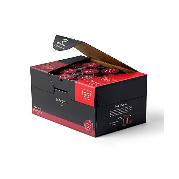 Tchibo Cafissimo Vorratsbox Espresso kräftig Kaffeekapseln, 96 Stück (Espresso, intensiv mit kräftigen Röstaromen…