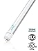 T5 Hyperikon High Output, LED Light Tube, 45.25", 22W (54W equivalent), 5000K (Crystal White Glow, 100-277V, Dual-End Powered, Clear, DLC qualified and UL-Listed