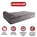 The Dog’s Bed Orthopedic Dog Bed Large Grey Plush 40×25, Premium Memory Foam, Pain Relief for Arthritis, Hip & Elbow Dysplasia, Post Surgery, Lameness, Supportive, Calming, Waterproof Washable Coverthumb 4