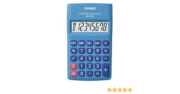 calculadora casio hl815l