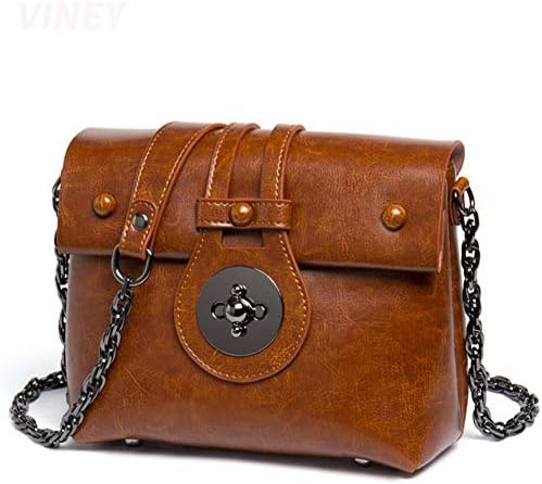 Shoulder bag Korean version of the wild Messenger bag fashion chain small square bag leather handbag small bag tide