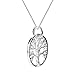AeraVida Mystic Tree of Life Branches .925 Sterling Silver Pendant Necklace