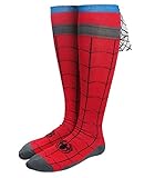 Marvel Comics Spider-Man Costume Knee High Cape Socks