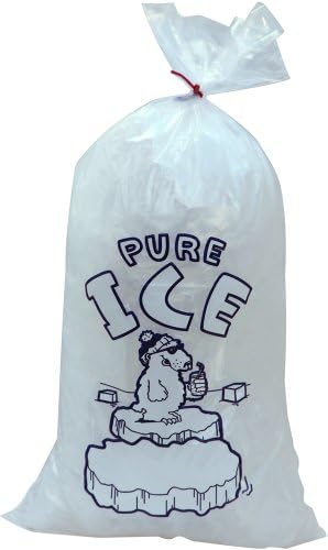 InterplasPB-ICE-10AWT 10 lbs Polar Bear Icebags with Twist Ties, 22" Length, 11" Width (Case of 1000)