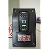 Amarine-made-PN-TV1-4-5-30V-Digital-Battery-Voltmeter-Test-Panel-Rocker-Switch-DPDT-On-Off-On-for-Marine-Boat-RV-PN-TV1-4