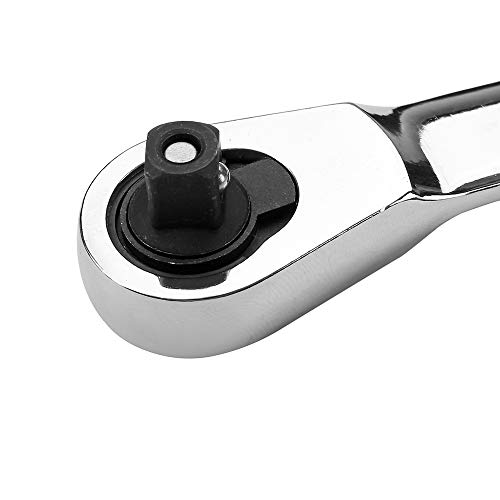 Mini Ratchet Wrench 1/4 Inch Drive Socket and Screwdriver Bit Driver Quick Release Ratchet Wrench Dual-use Spanner Multifunctional Hand Tools - Thumbnail 4