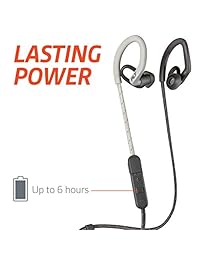Plantronics BackBeat FIT 350   Auriculares inalámbricos, estables, ultra ligeros, resistentes al sudor en los oídos, color negro