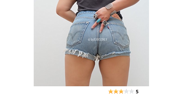 levi high wasted shorts