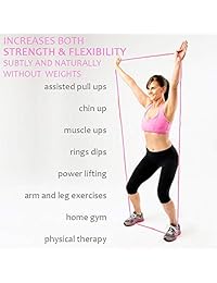 Bandelicious - Bandas de resistencia para todo el cuerpo, ideal para fitness, estiramiento, levantamiento de potencia, pilates, principiantes y avanzados