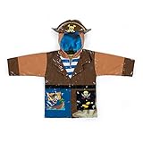 Kidorable Little Boys' Pirate Raincoat, Brown, 6/6X