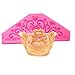 Gem Crown Mold/Princess Crown Fondant Cake Molds Chocolate Mold Wedding Cake Decoration Tools by Palksky
