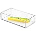 mDesign Office Supplies Desk Drawer Organizer for Scissors, Pens, Markers, Highlighters, Tape - 4