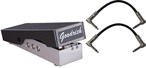 Goodrich Sound H-120 Standard Passive Volume Pedal w/ 2 Patch Cables