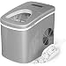 hOmeLabs Portable Ice Maker Machine for Countertop - Makes 26 lbs of Ice per 24 hours - Ice Cubes ready in 8 Minutes - Electric Ice Making Machine with Ice Scoop and 1.5 lb Ice Storage - Silver