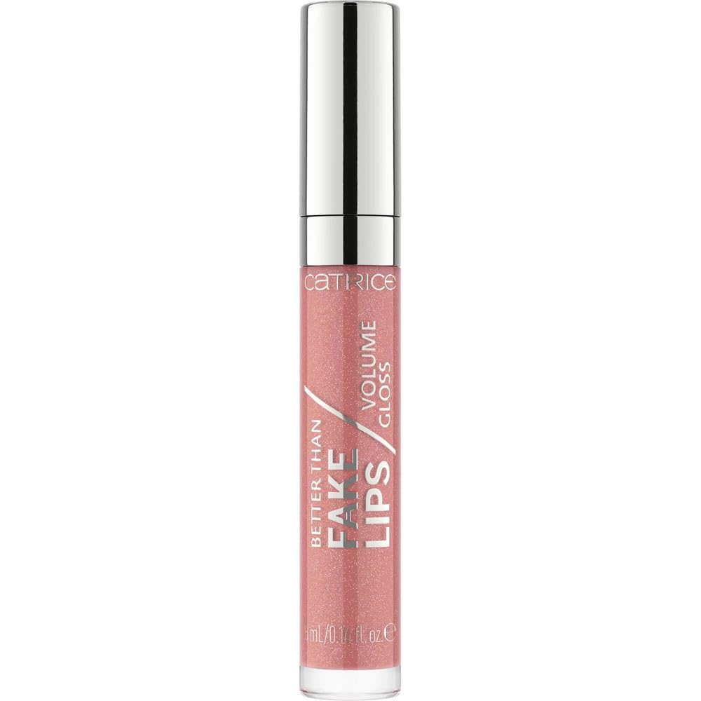 Catrice Better Than Fake Lips Volume Gloss, Lip Gloss, No. 070 Enhancing Ginger, Nude, Smoothing, Nourishing, Shiny, Radiant, Shimmering, Vegan, Microplastic Particles Free (5 ml)