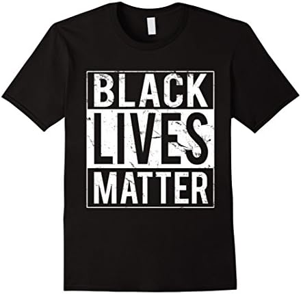 Mens Black Lives Matter T-Shirt Large Black