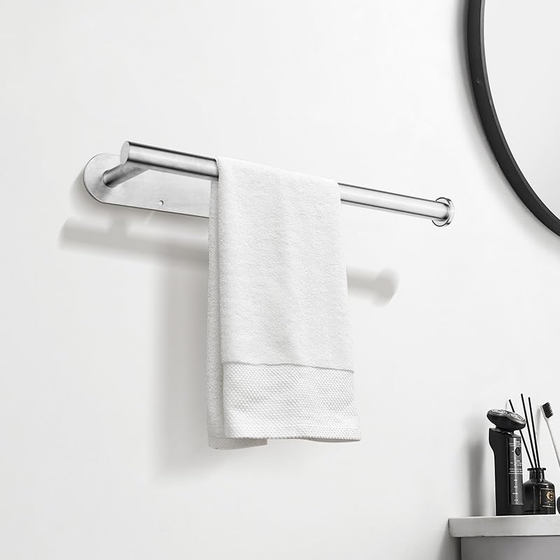 sarihisy square towel rail hanger chrome, large double towel rail wall mounted brass black towel hooks for bathrooms, silver standing bath towel rail holder