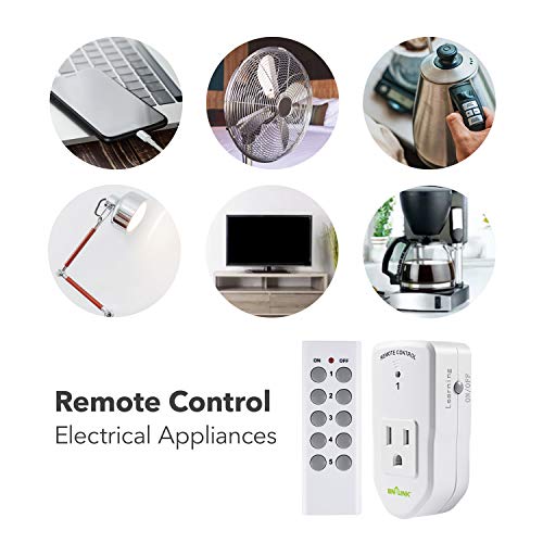 BN-LINK ES1513-5-2 Wireless Remote Control Outlet with Extra Long Range (5 Pack) - Image 3