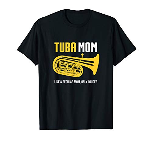 Tuba Mom Shirt, Funny Cute Marching Band Gift