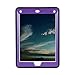 iPad Air/5 Case, AICOO Kids Proof Soft Rubber Shockproof Case Hard Bumper Cover with 360 Degree Rotatable Kickstand and Hand Strap, Portable Shoulder Strap Case for iPad Air/iPad 5, Purple