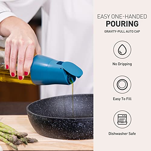 Zuutii Olive Oil Dispenser, Drip Free Spout Oil Dispenser Bottle for