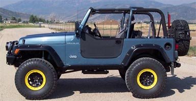 Jeep JK Wrangler Super Sliders Rock Rails (Rock Sliders)
