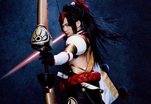 Amazon Co Jp 三浦宏規 源博雅 横型 膝上 衣装黒赤白 左向き 武器構え キャラクターショット ミュージカル 陰陽師 平安絵巻 ソロブロマイド ホビー 通販