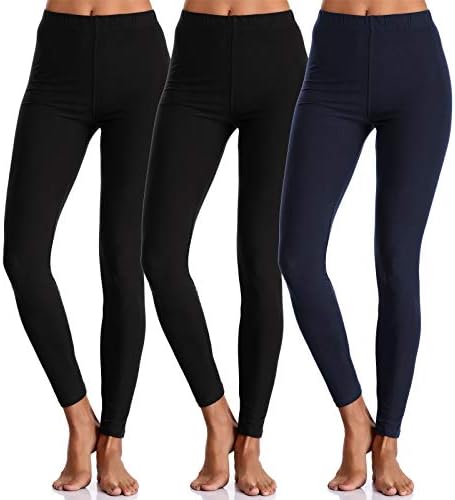 BAILYDEL Buttery Comfortable Seamless Super Soft Ankle Leggings for Women Slim Opaque Pants