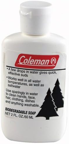 Coleman Biodegradable Camp Soap, 2 oz: Model 827C202.