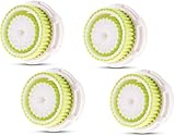 Brush Heads for Acne Prone Skin Compatible with Mia, Mia 2, Mia 3, Aria, Pro, Smart Profile, PLUS, Smart Profile, Alpha Fit and Radiance, 4 Replacement Refills