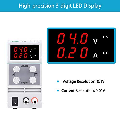 UNIROI DC Power Supply Variable Adjustable Switching Regulated Power Supply - Thumbnail 6