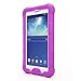 Galaxy Tab 3 Lite 7.0 / Galaxy Tab E Lite 7.0 Case - Poetic [Corner/Bumper Protection][Sound-Amplification] Silicone Case for Samsung Galaxy Tab 3 Lite 7.0 (2014)/ Galaxy Tab E Lite 7.0 (2016) Purple