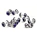Yantu Hot 48pcs Plugs Ear Studs Mixed Styles Fake Cheater Ear Plugs Body Piercing