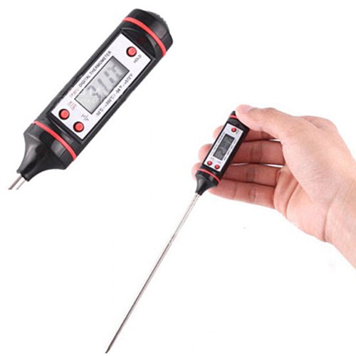 HDE Digital Cooking Thermometer Wireless Instant Read Meat Probe Temperature Reader