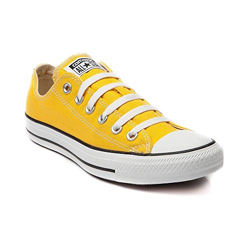 Converse Chuck Tayor All Star Lo Sneaker (Mens 6.5/Womens 8.5, Yellow)