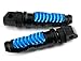 Universal Motorcycle Racing CNC Aluminum Alloy Blue Metal Passenger Rear Foot Rests Pegs Fit For Buell Pedal 8mm Hole