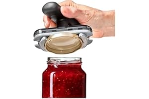 Adjustable Jar Bottle Opener, Multifunctional Manual Can Opener with Comfort Grip Handle, Smooth Adjustable Design for Variou