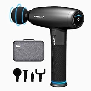 Massage Gun, Deep Tissue Percussion Muscle Massage Gun for Therapy and Relaxation, Powerful Quiet Cordless Handheld…