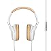 Edifier P841 Comfortable Noise Isolating Over-Ear Headphones with Microphone and Volume Controls - White