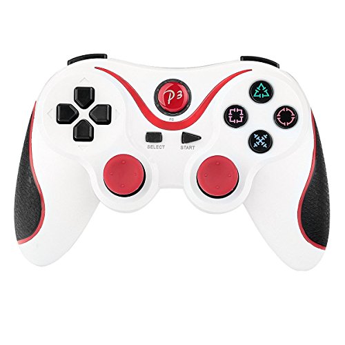 Mosuch Wireless Game Controller for Sony Playstation 3 PS3 White Red Mosuch Wireless Game Controller for Sony Playstation 3 PS3 White Red
